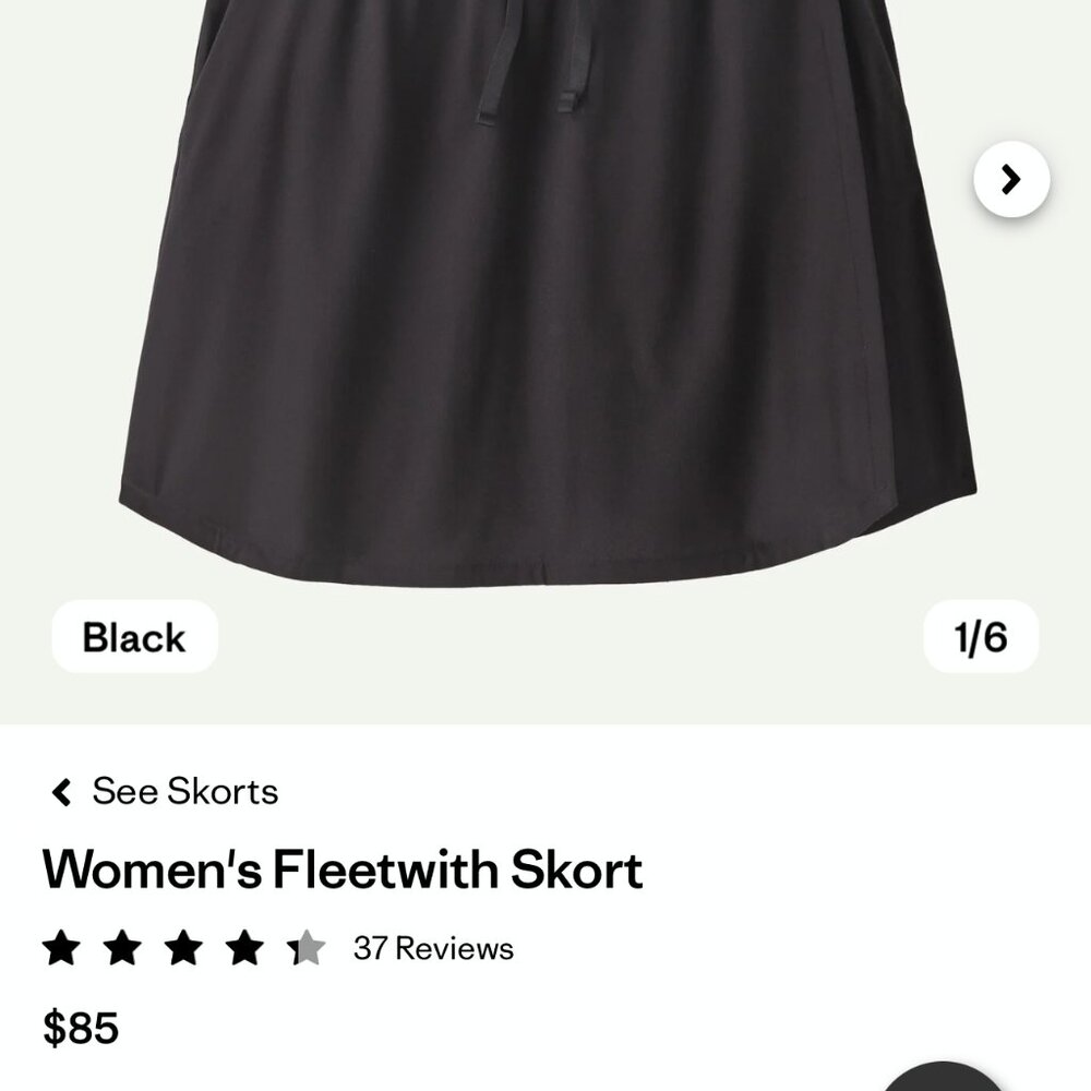 Womens Patagonia Skort